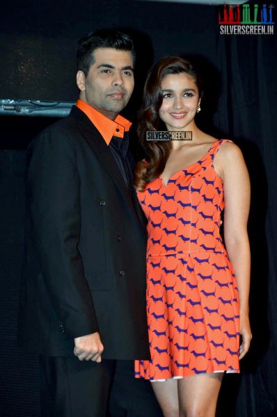 Alia Bhatt and Karan Johar Launch Colors Infinity