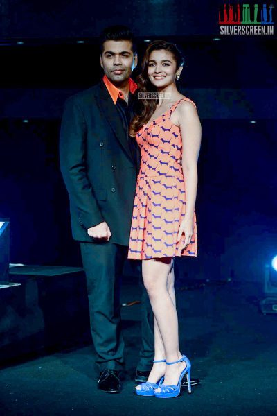 Alia Bhatt and Karan Johar Launch Colors Infinity