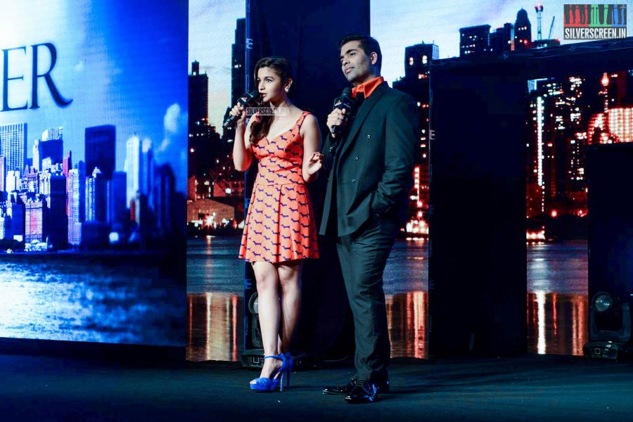 Alia Bhatt and Karan Johar Launch Colors Infinity