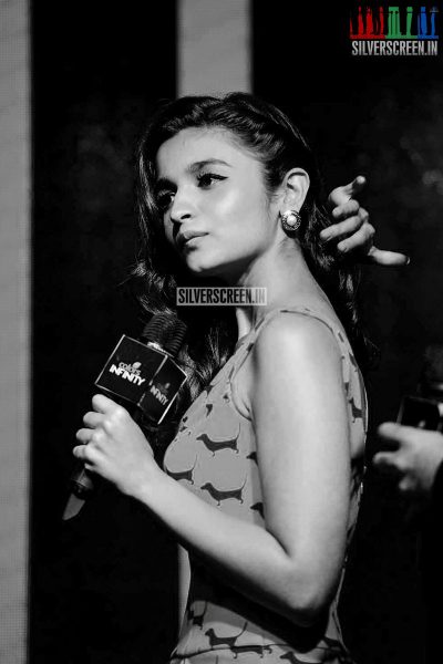 Alia Bhatt and Karan Johar Launch Colors Infinity