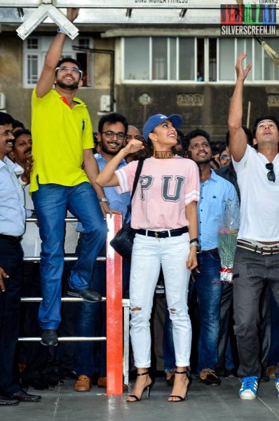 Jacqueline Fernandez at Dino Morea's Fitness Open Gym Launch