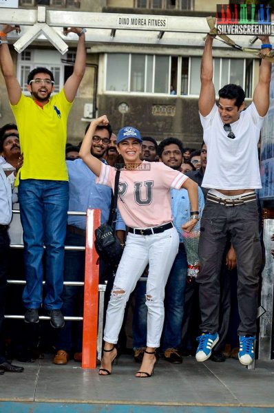 Jacqueline Fernandez at Dino Morea's Fitness Open Gym Launch