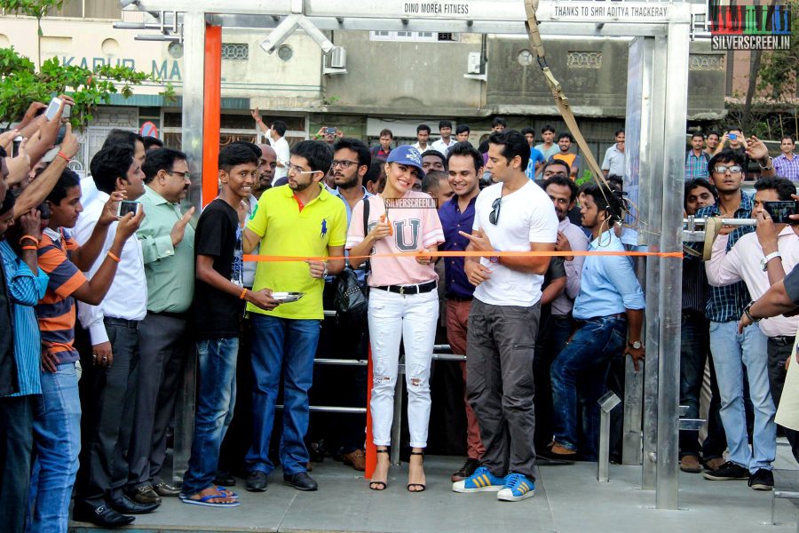 Jacqueline Fernandez at Dino Morea's Fitness Open Gym Launch