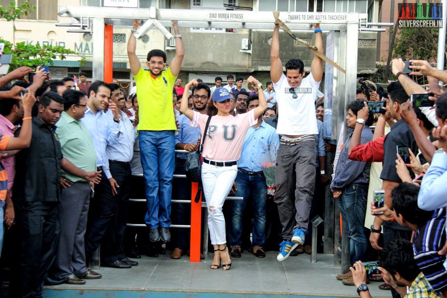 Jacqueline Fernandez at Dino Morea's Fitness Open Gym Launch