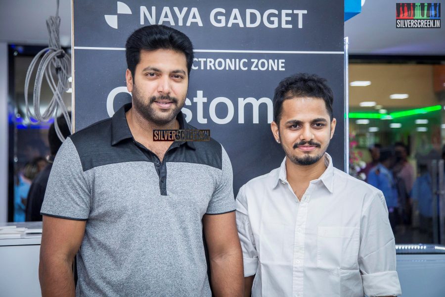 Jayam Ravi Launches Naya Gadget Shop