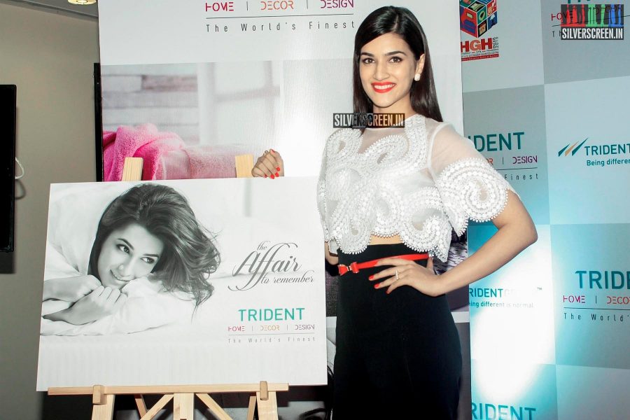 Kriti Sanon Launches Trident Bath and Home Linen Collection