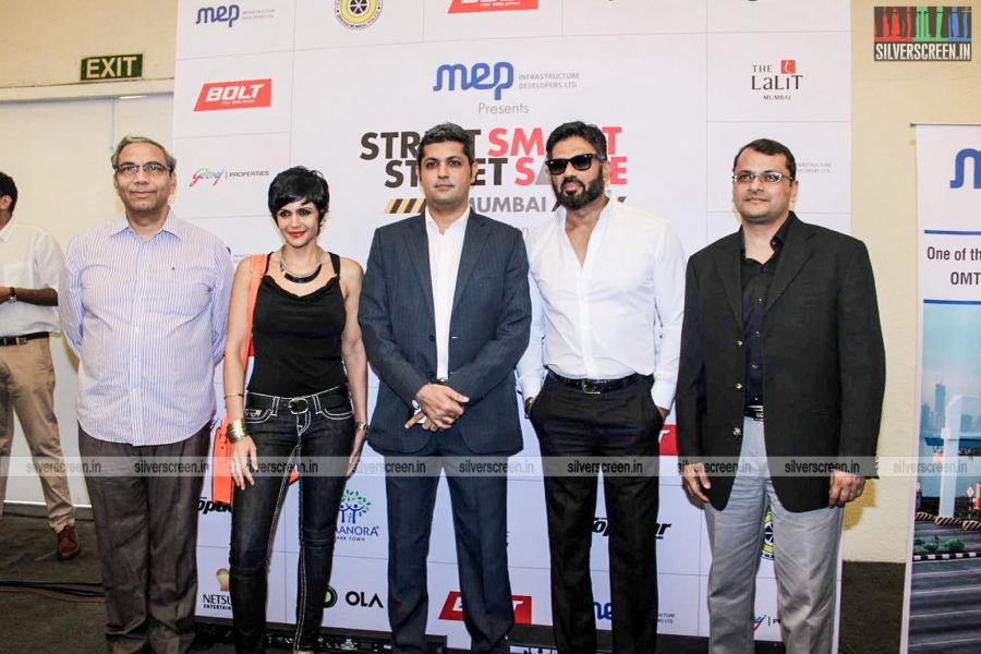 Mandira Bedi at Street Smart Street Safe Campaign