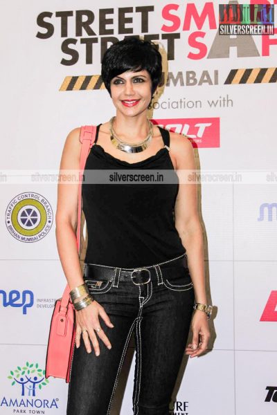 Mandira Bedi at Street Smart Street Safe Campaign