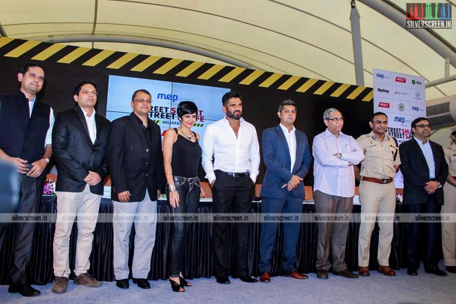 Mandira Bedi at Street Smart Street Safe Campaign