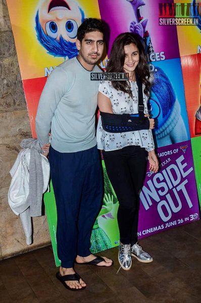 Ranbir Kapoor and Katrina Kaif at Inside Out Screening