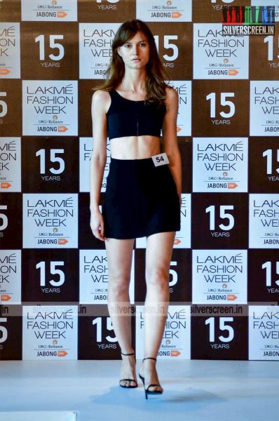 Sarah-Jane Dias at Lakme Fashion Week Auditions