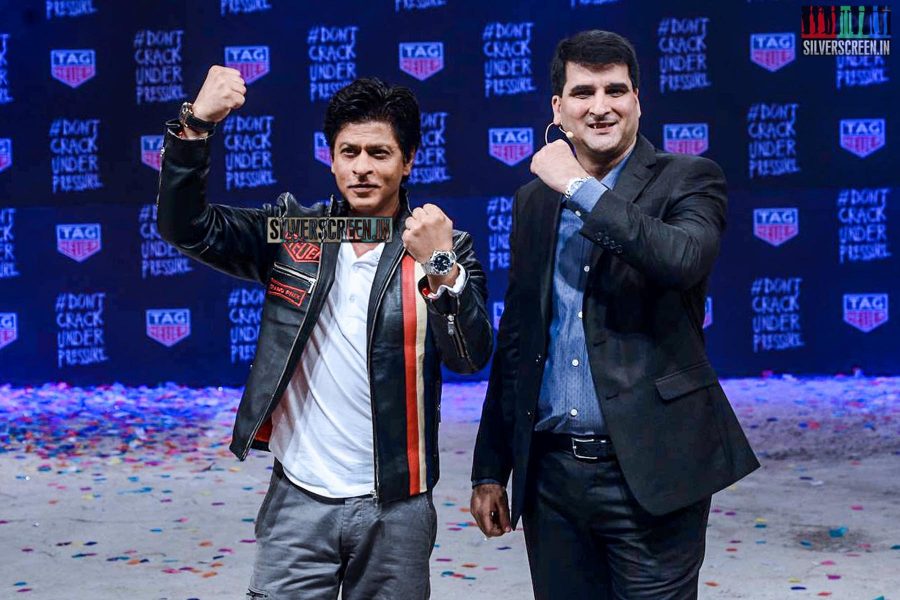 Shahrukh Khan Launches Don't Crack Under Pressure Initiative by Tag Heuer