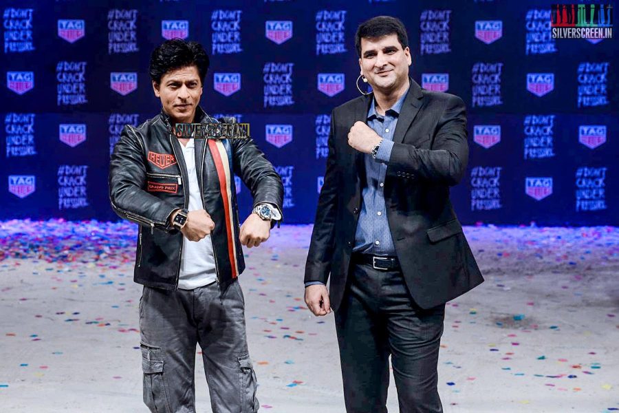 Shahrukh Khan Launches Don't Crack Under Pressure Initiative by Tag Heuer