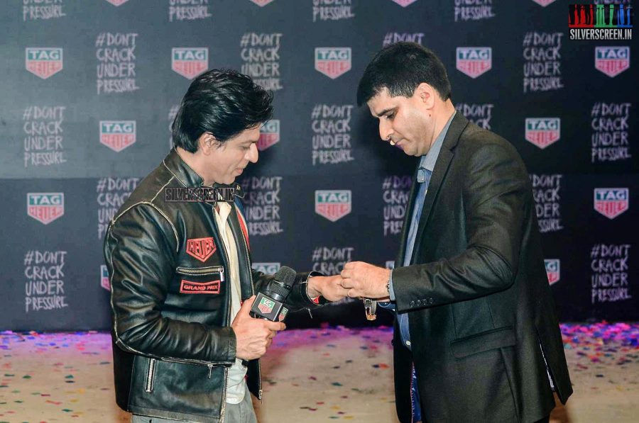 Shahrukh Khan Launches Don't Crack Under Pressure Initiative by Tag Heuer