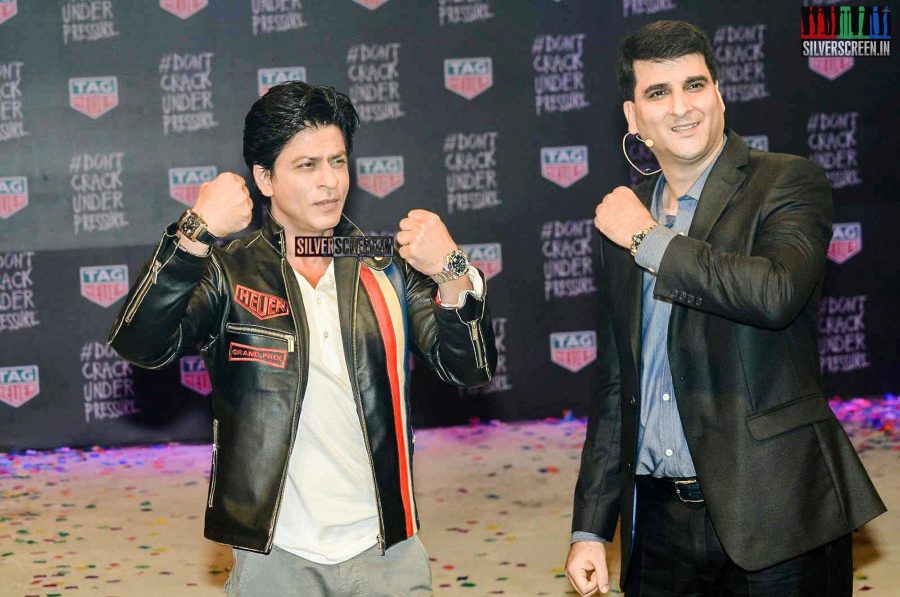 Shahrukh Khan Launches Don't Crack Under Pressure Initiative by Tag Heuer