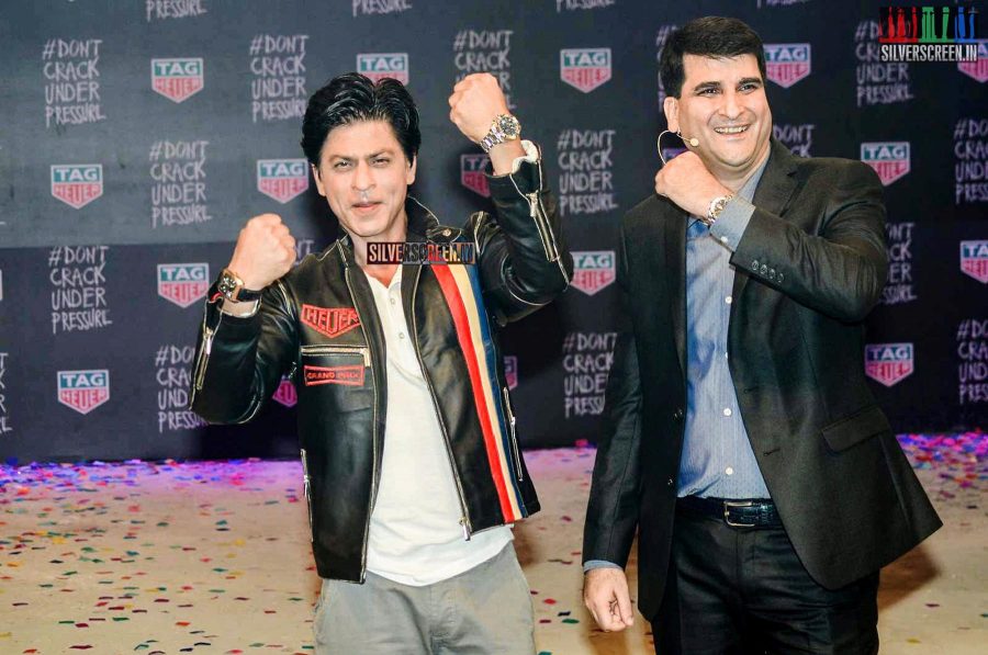 Shahrukh Khan Launches Don't Crack Under Pressure Initiative by Tag Heuer