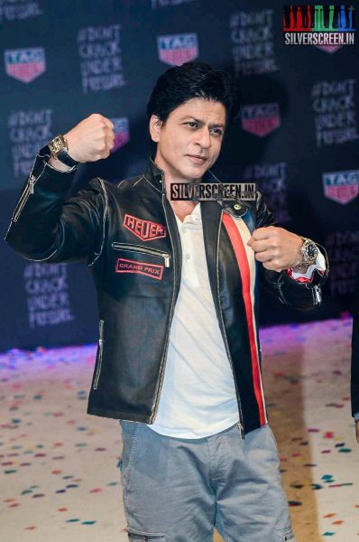 Shahrukh Khan Launches Don't Crack Under Pressure Initiative by Tag Heuer