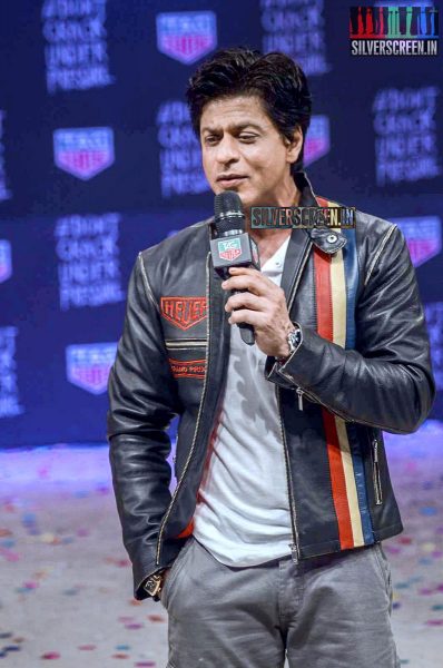 Shahrukh Khan Launches Don't Crack Under Pressure Initiative by Tag Heuer