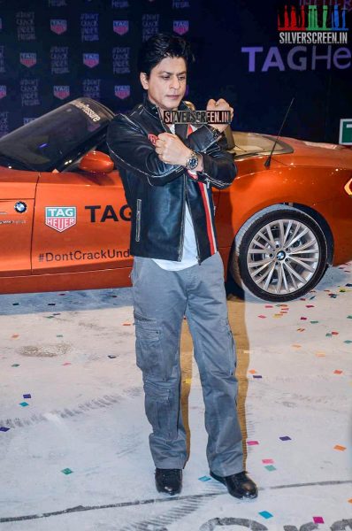 Shahrukh Khan Launches Don't Crack Under Pressure Initiative by Tag Heuer