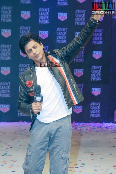 Shahrukh Khan Launches Don't Crack Under Pressure Initiative by Tag Heuer