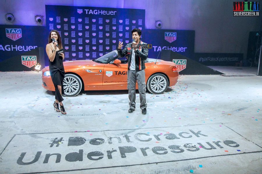 Shahrukh Khan Launches Don't Crack Under Pressure Initiative by Tag Heuer