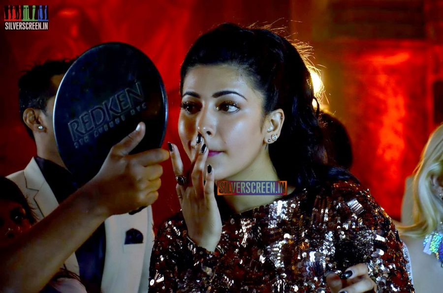 Shruti Haasan at Welcome Back Shooting Spot