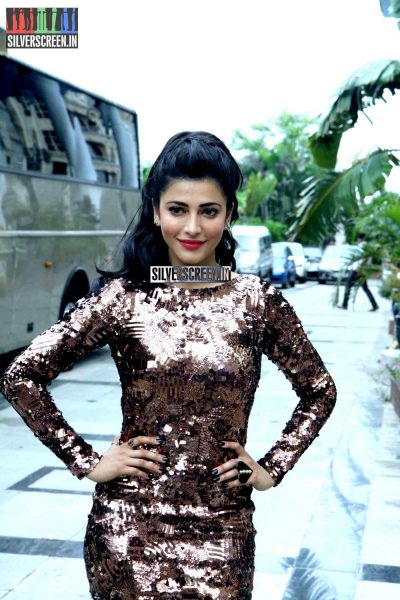 Shruti Haasan at Welcome Back Shooting Spot