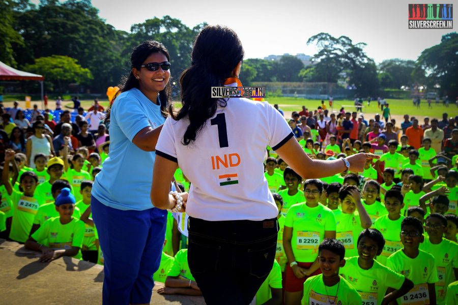 Actress Pooja Kumar at the Chennai Kidathon