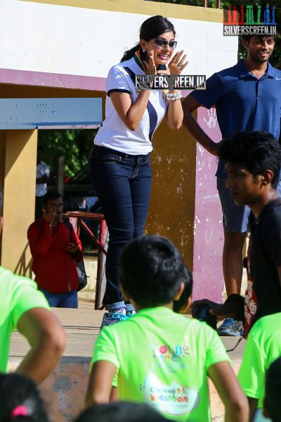 Actress Pooja Kumar at the Chennai Kidathon