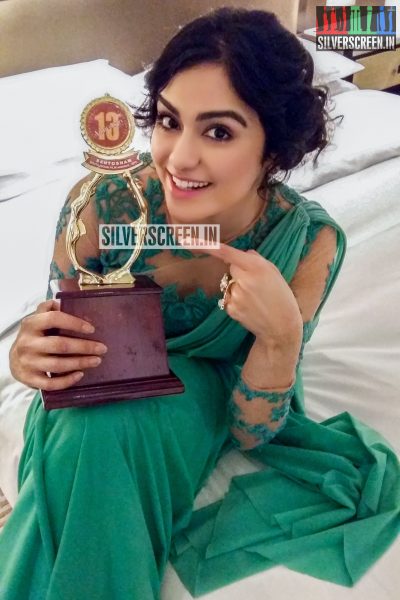 Adah Sharma at Santosham Awards