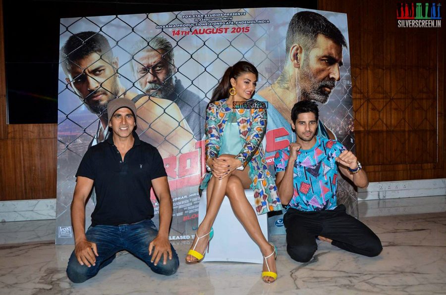 Akshay Kumar and Jacqueline Fernandez at Brothers Movie Promotions