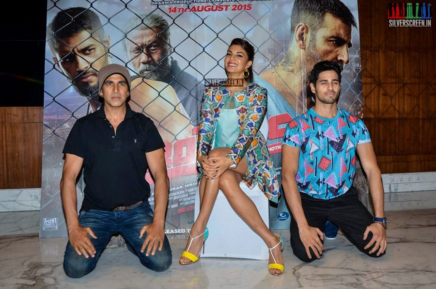 Akshay Kumar and Jacqueline Fernandez at Brothers Movie Promotions