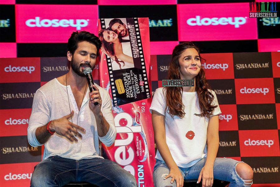 Alia Bhatt and Shahid Kapoor at Close Up First Move Party