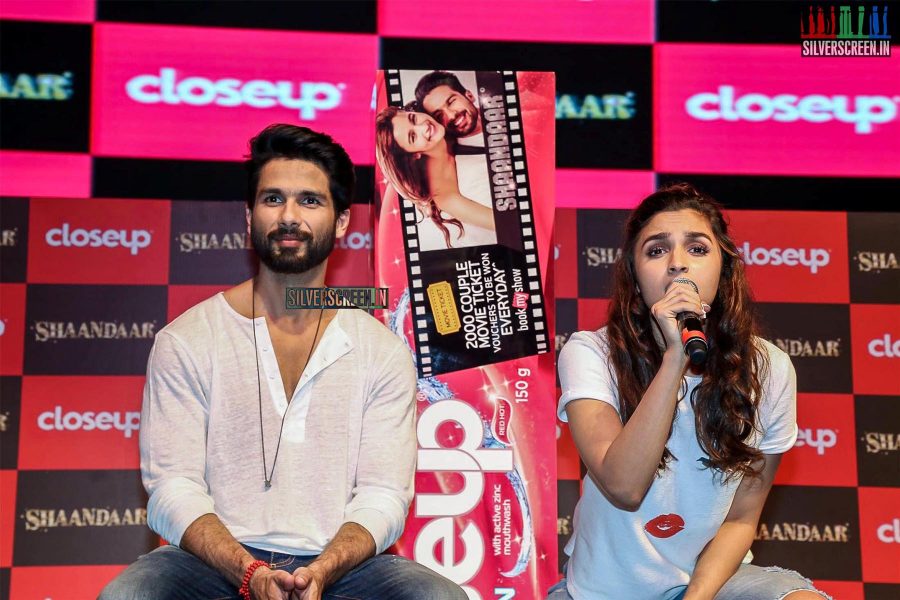 Alia Bhatt and Shahid Kapoor at Close Up First Move Party