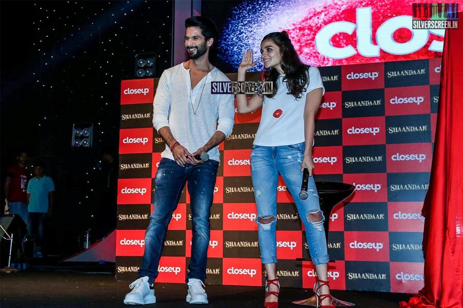 Alia Bhatt and Shahid Kapoor at Close Up First Move Party