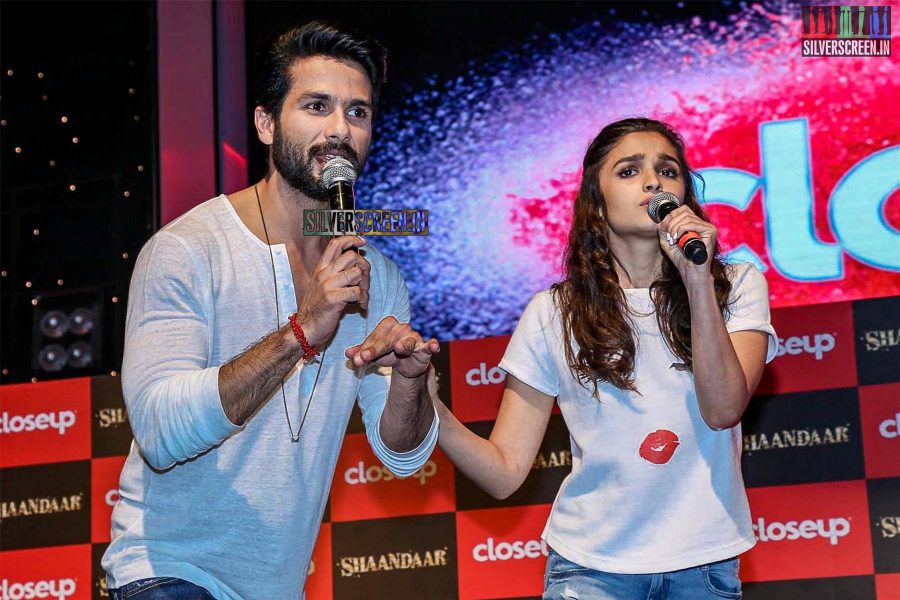 Alia Bhatt and Shahid Kapoor at Close Up First Move Party