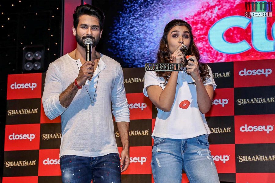 Alia Bhatt and Shahid Kapoor at Close Up First Move Party