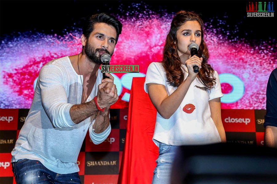 Alia Bhatt and Shahid Kapoor at Close Up First Move Party