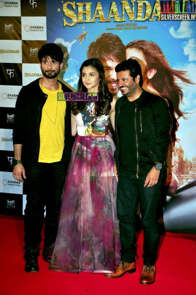 Alia Bhatt and Shahid Kapoor at Shandaar Trailer Launch