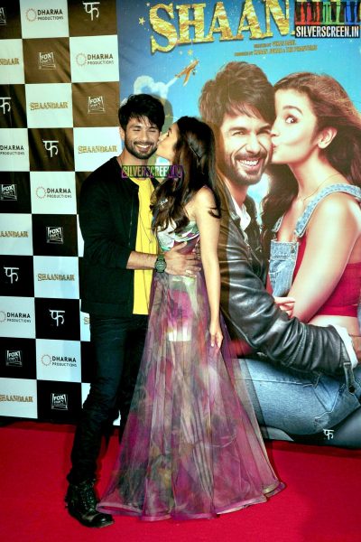 Alia Bhatt and Shahid Kapoor at Shandaar Trailer Launch