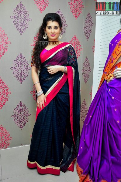 Archana Veda Launches Kancheevaram Collection at Srinivasa Textiles