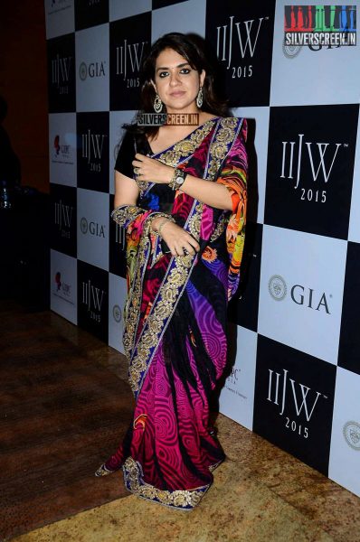 Celebrities at The India International Jewellery Week - Day 1
