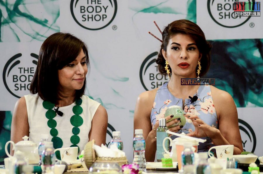 Jacqueline Fernandez Launches THE BODY SHOP's Tea Ceremony