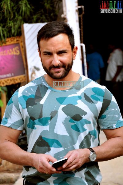 Katrina Kaif and Saif Ali Khan at Mehboob Studios