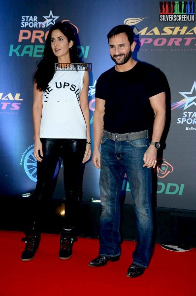 Katrina Kaif & Saif Ali Khan at Pro Kabbadi finals