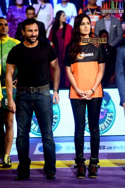 Katrina Kaif & Saif Ali Khan at Pro Kabbadi finals