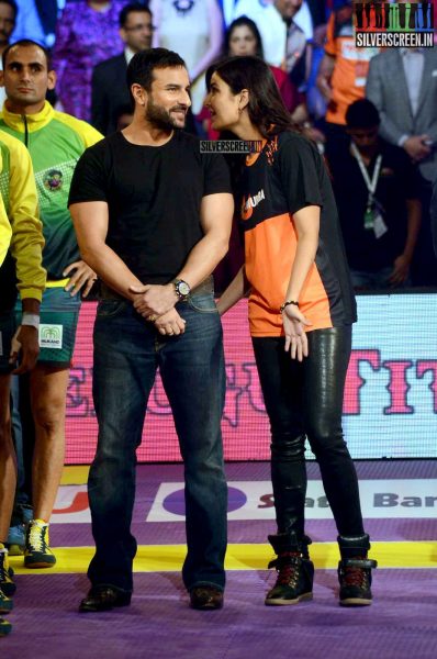 Katrina Kaif & Saif Ali Khan at Pro Kabbadi finals