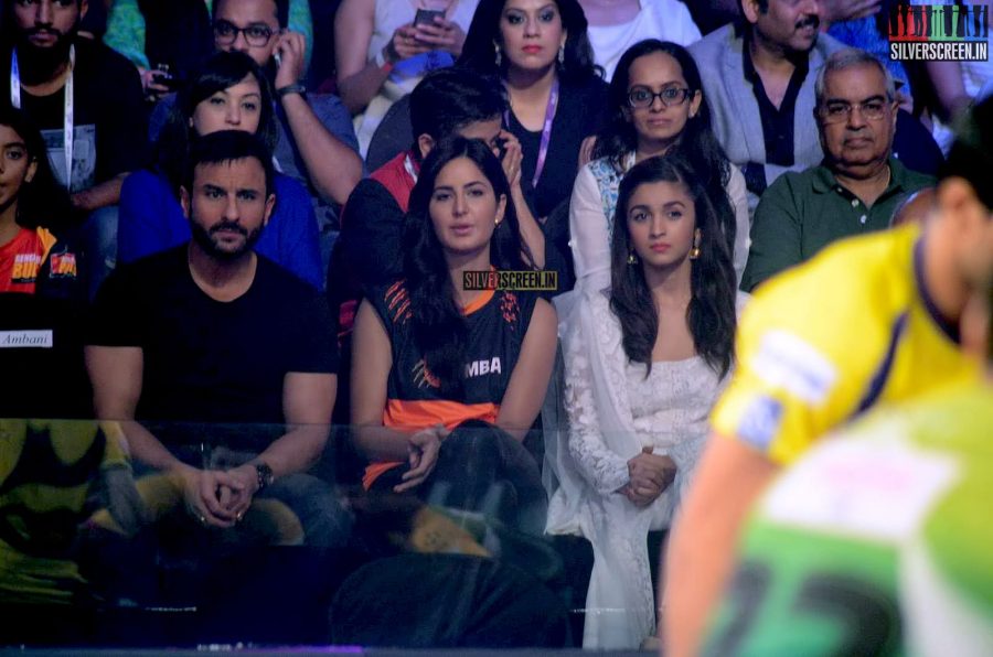 Katrina Kaif & Saif Ali Khan at Pro Kabbadi finals