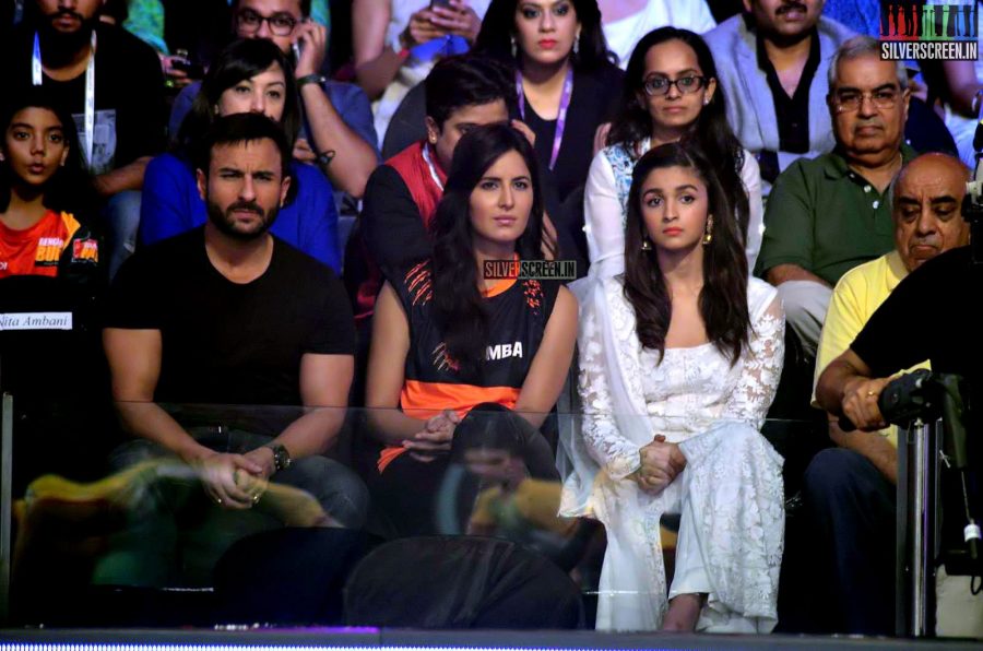 Katrina Kaif & Saif Ali Khan at Pro Kabbadi finals