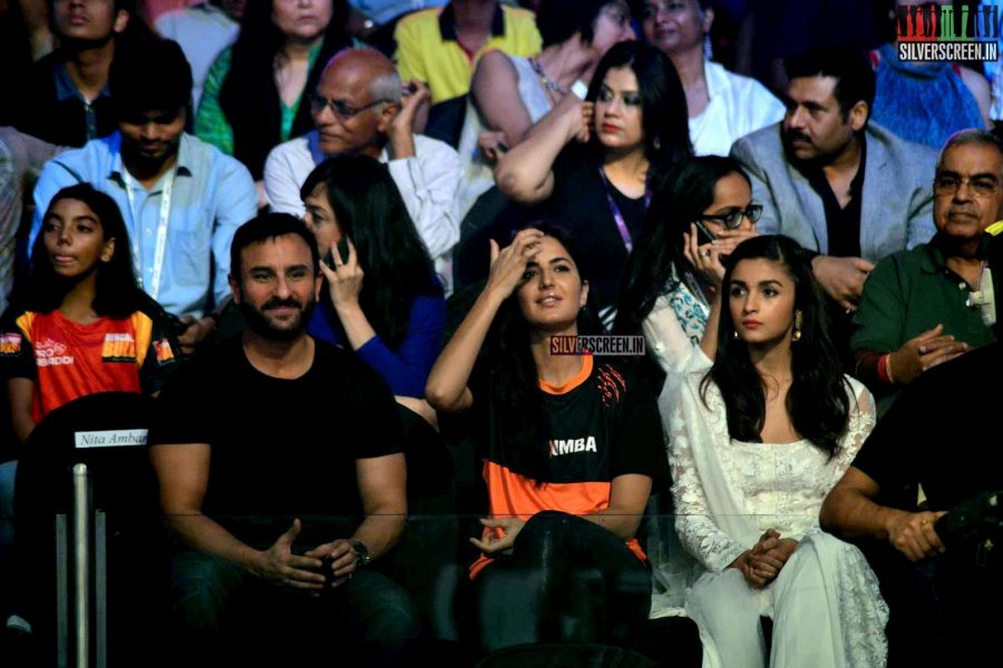 Katrina Kaif & Saif Ali Khan at Pro Kabbadi finals